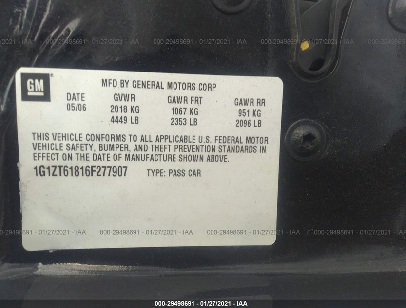 1G1ZT61816F277907