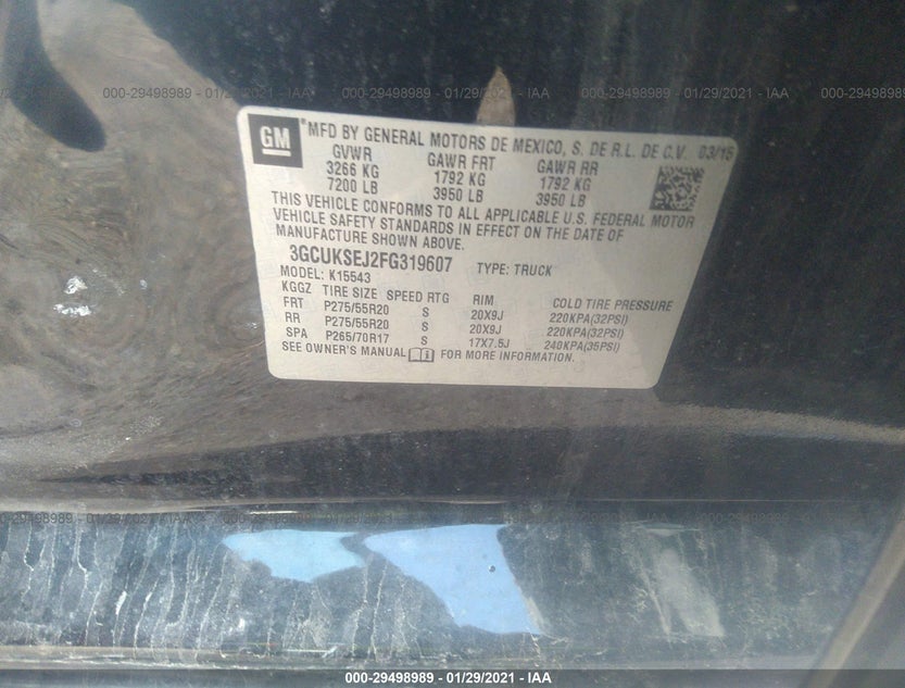 3GCUKSEJ2FG319607