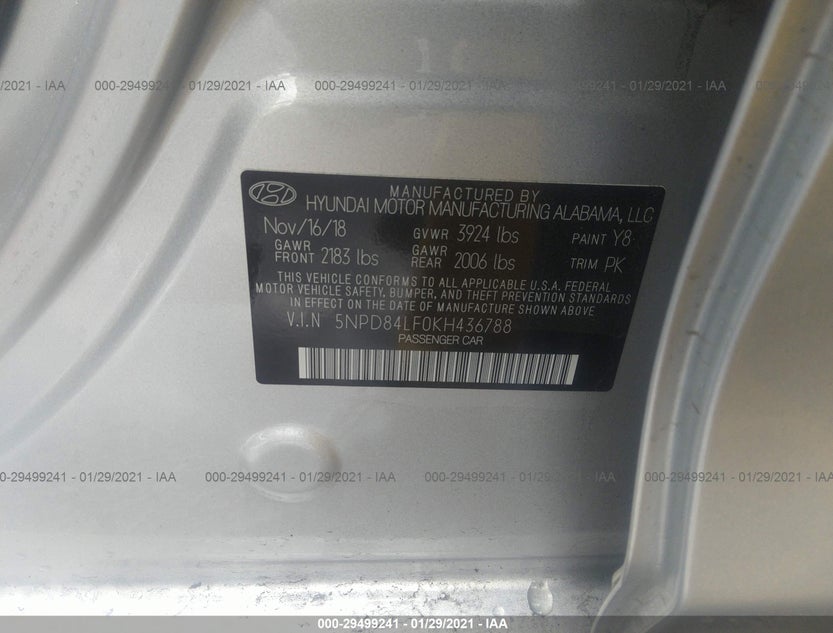 5NPD84LF0KH436788