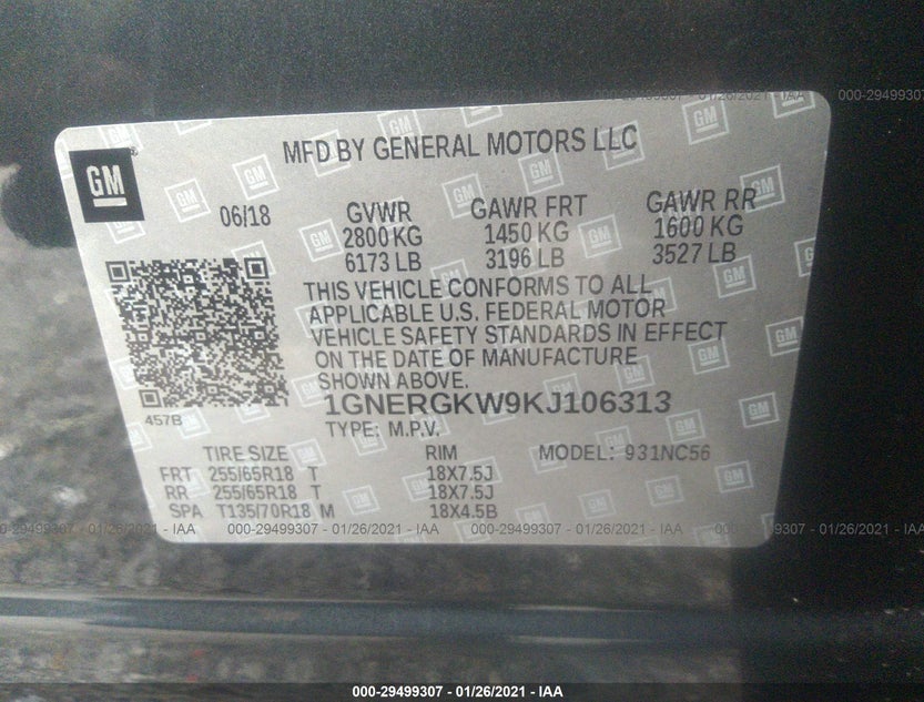 1GNERGKW9KJ106313