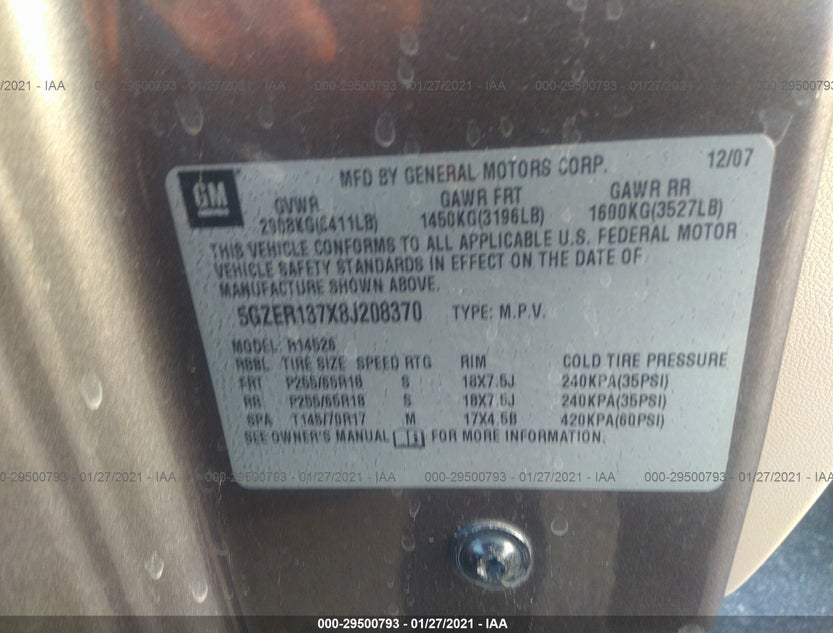 5GZER137X8J208370