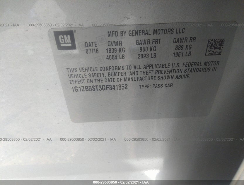 1G1ZB5ST3GF341852
