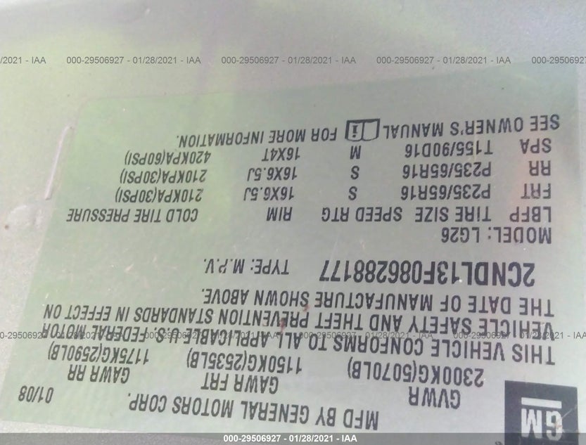 2CNDL13F086288177