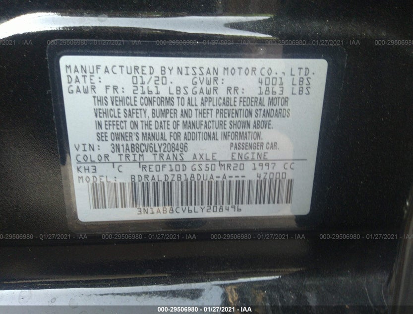 3N1AB8CV6LY208496