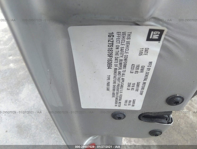 1G1ZT51876F163694