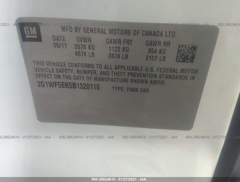 2G1WF5EK5B1320110