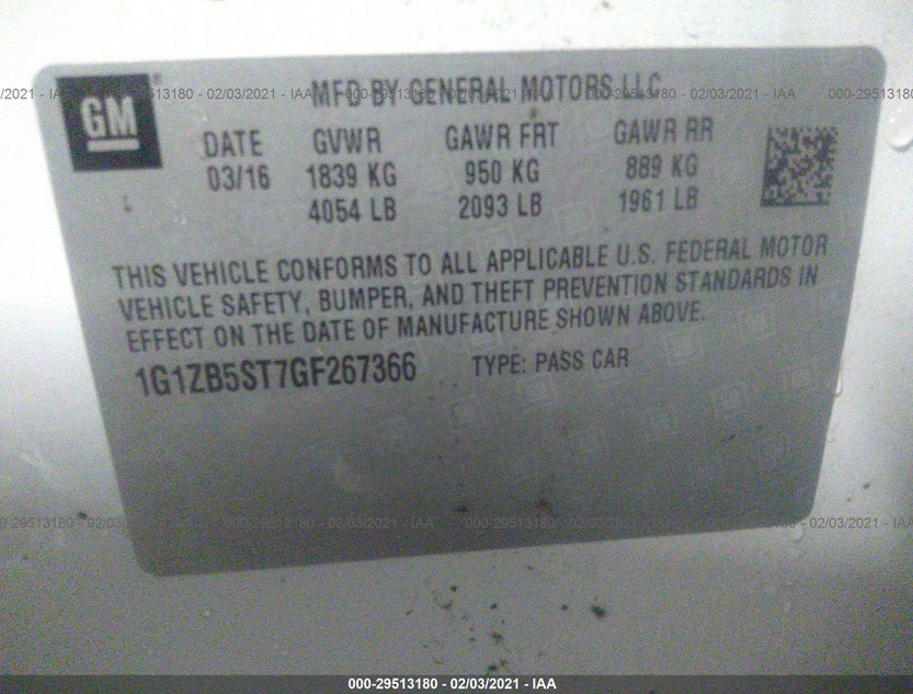 1G1ZB5ST7GF267366