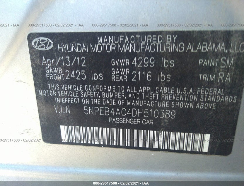 5NPEB4AC4DH510389