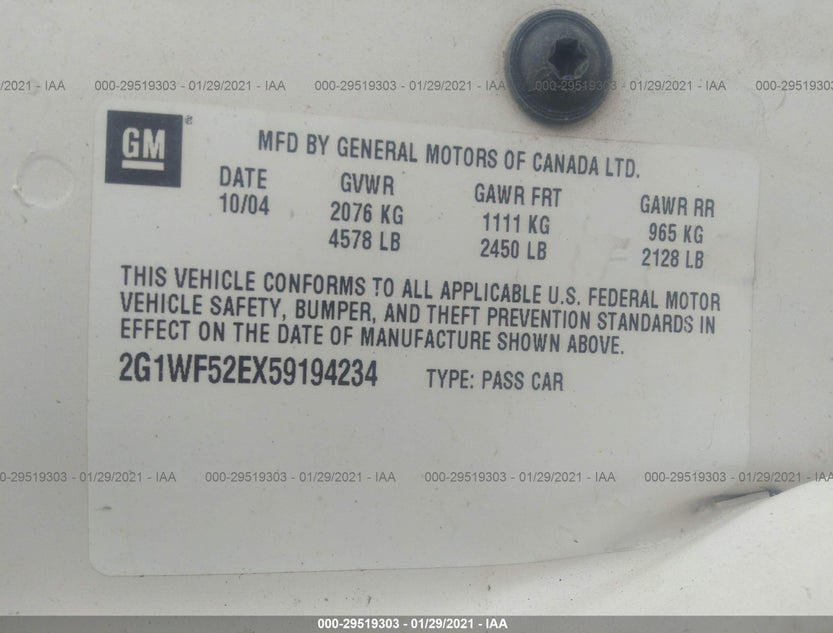 2G1WF52EX59194234