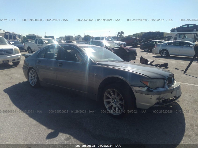 2003 BMW 745I VIN: WBAGL63493DP61899 Lot: 29520628