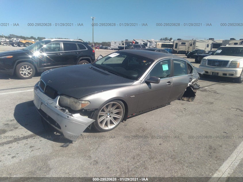 2003 BMW 745I VIN: WBAGL63493DP61899 Lot: 29520628