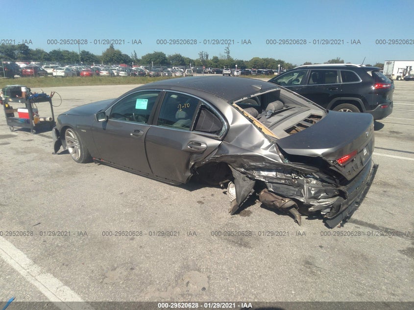 2003 BMW 745I VIN: WBAGL63493DP61899 Lot: 29520628