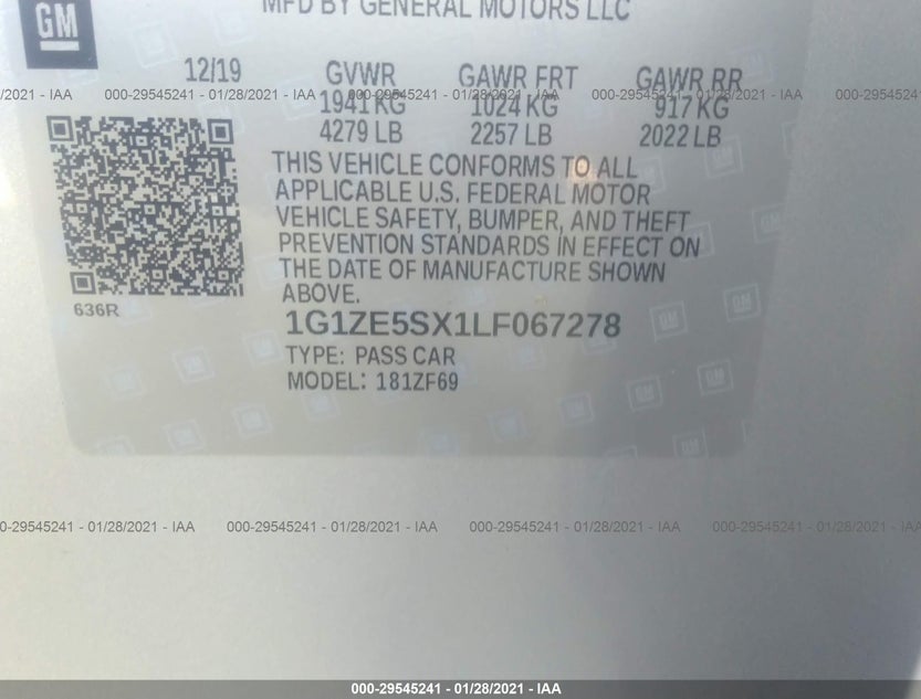 1G1ZE5SX1LF067278