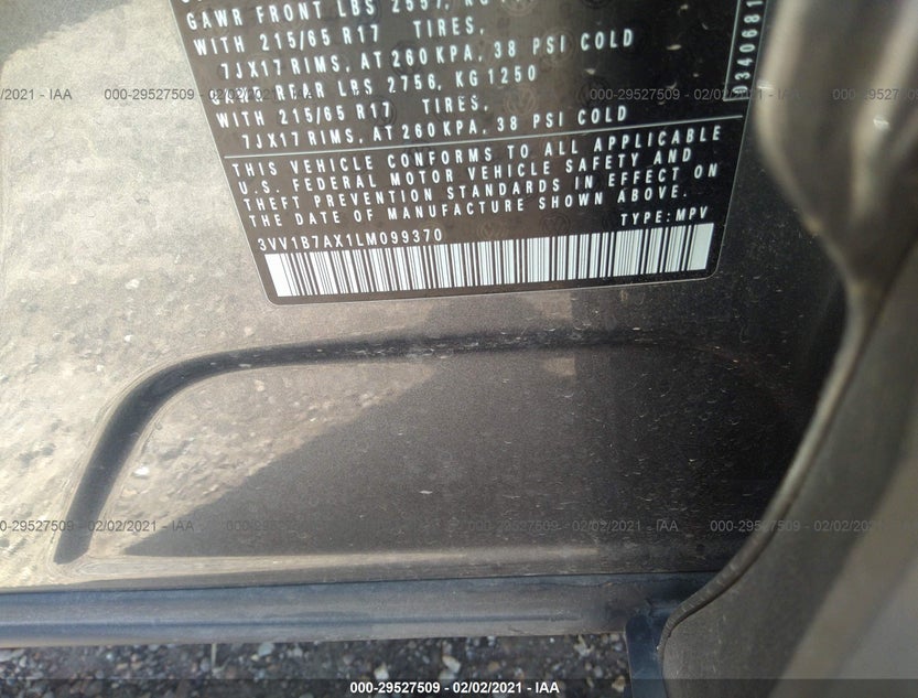 3VV1B7AX1LM099370
