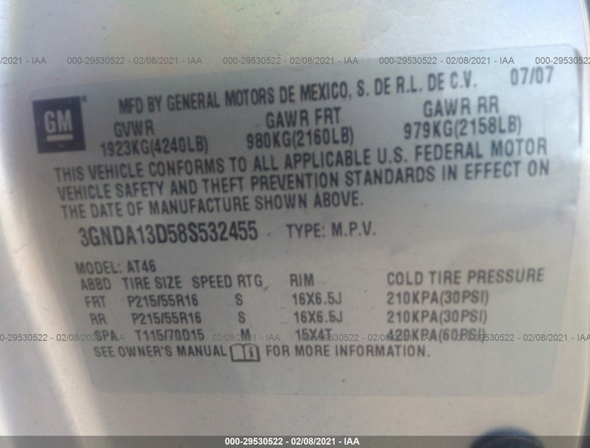 3GNDA13D58S532455