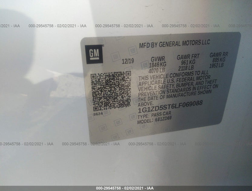 1G1ZD5ST6LF069088