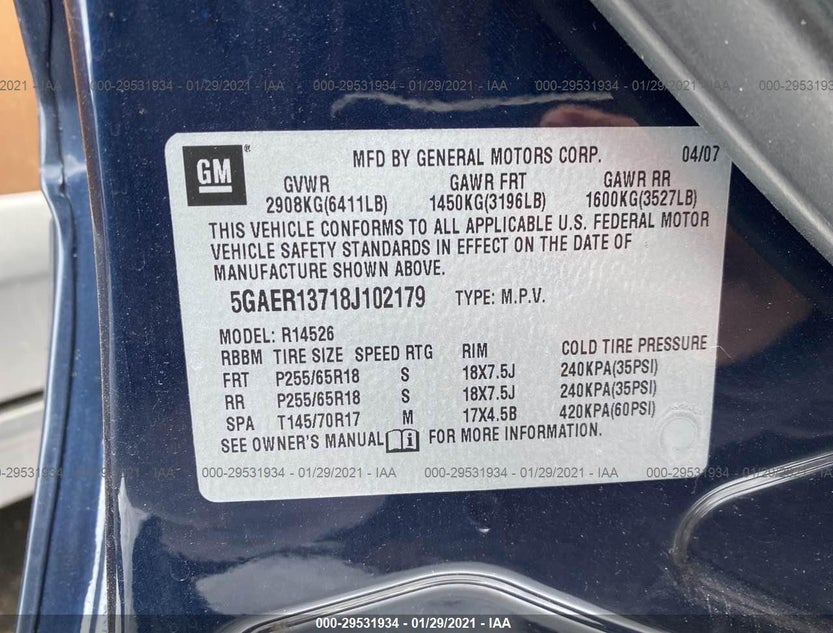5GAER13718J102179