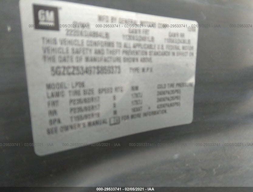 5GZCZ53497S859373
