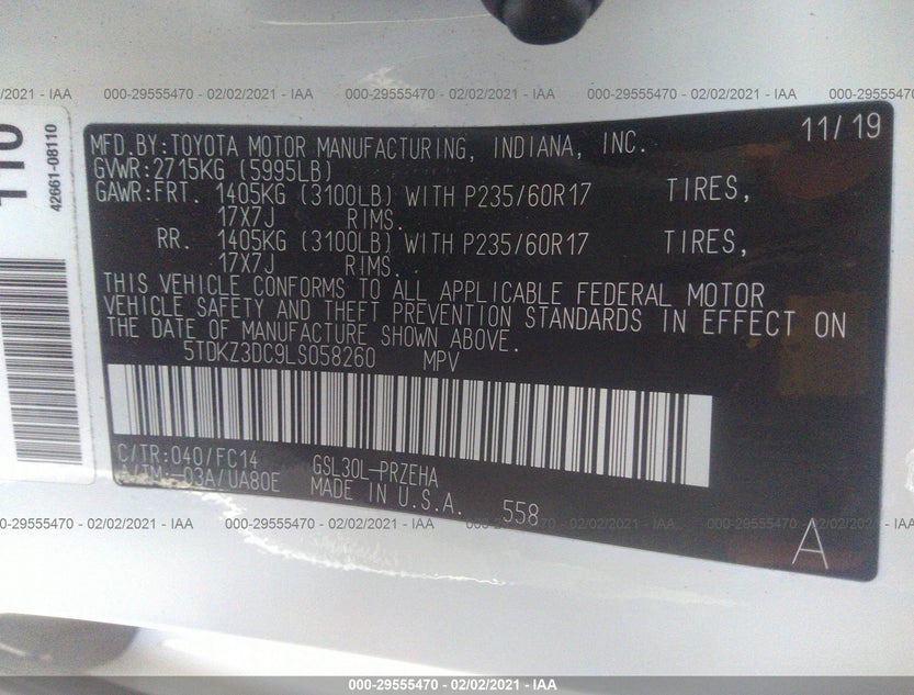 5TDKZ3DC9LS058260