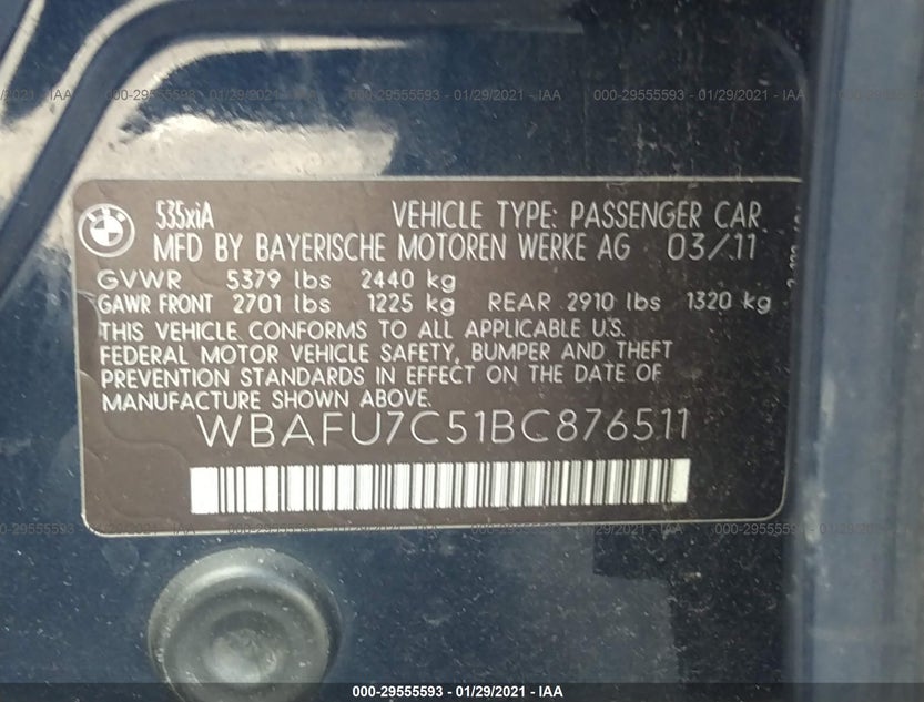 WBAFU7C51BC876511