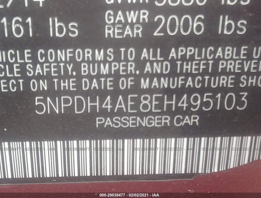 5NPDH4AE8EH495103