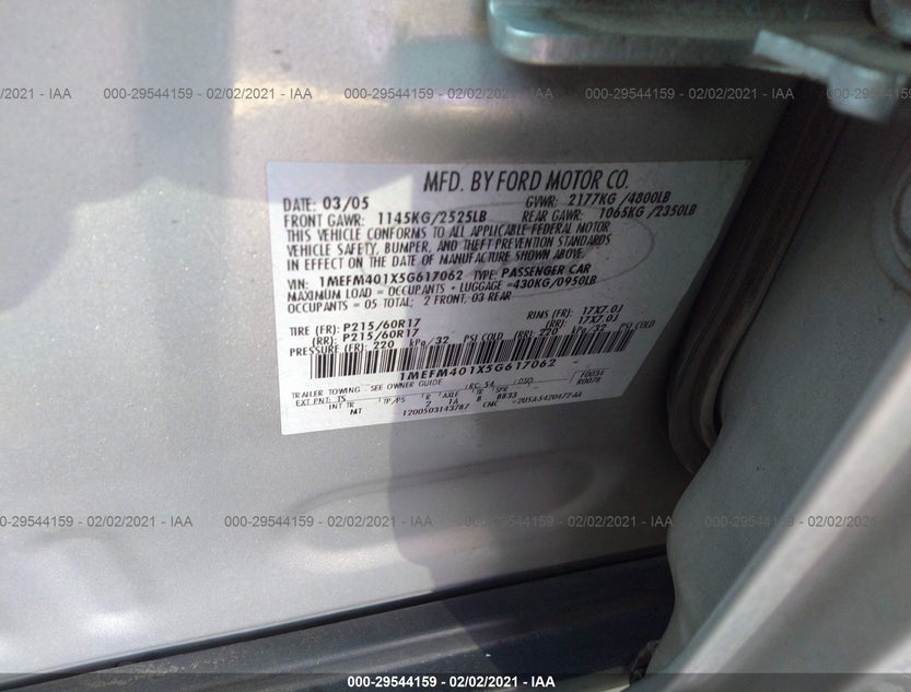 1MEFM401X5G617062