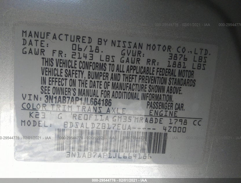 3N1AB7AP1JL664186