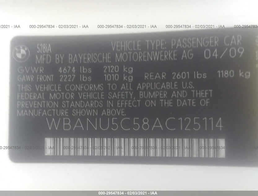 WBANU5C58AC125114