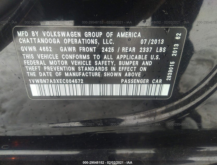 1VWBN7A3XEC004572