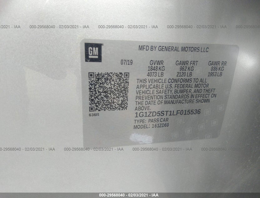 1G1ZD5ST1LF015536