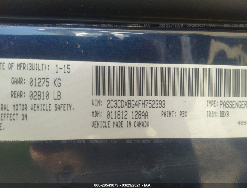 2C3CDXBG4FH752393