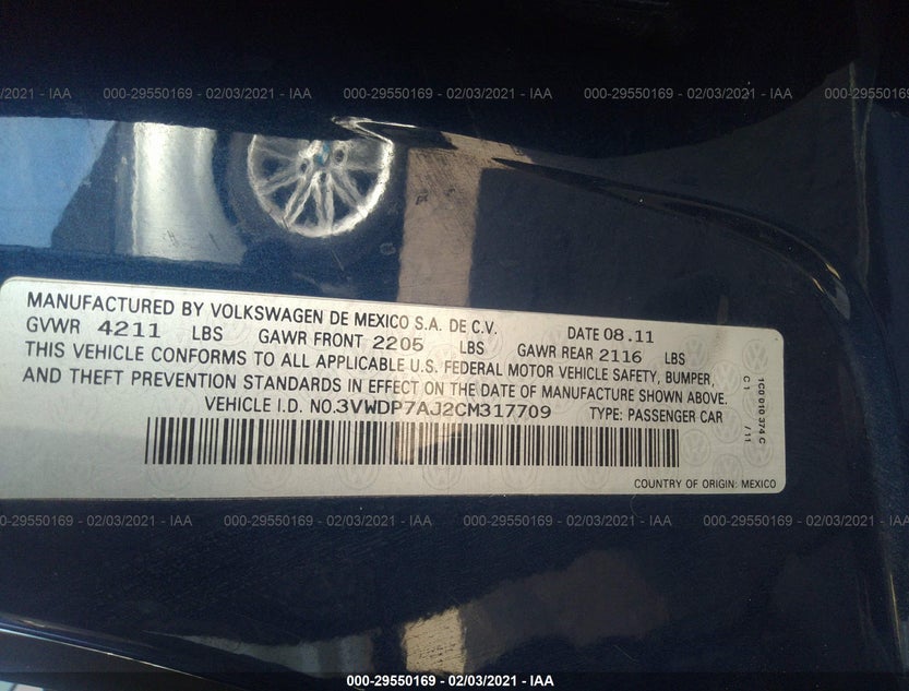 3VWDP7AJ2CM317709