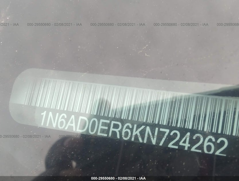1N6AD0ER6KN724262