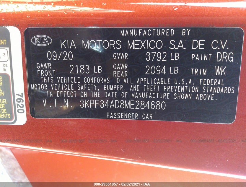 3KPF34AD8ME284680