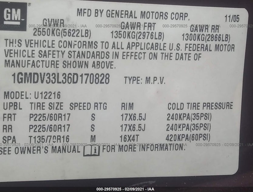 1GMDV33L36D170828