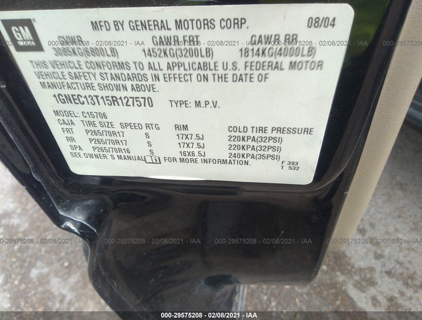 1GNEC13T15R127570