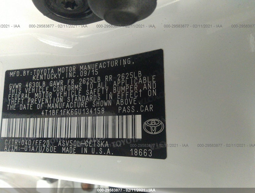 4T1BF1FK6GU134158