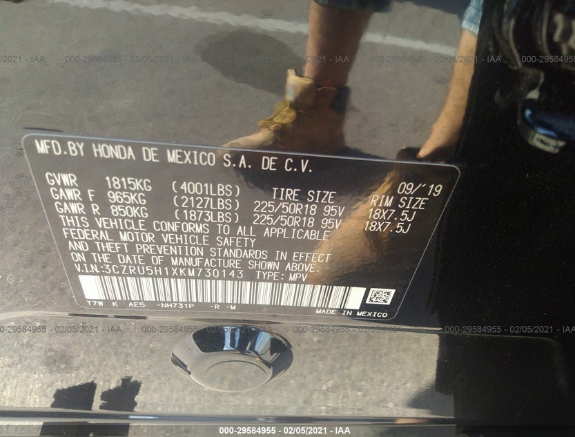 3CZRU5H1XKM730143