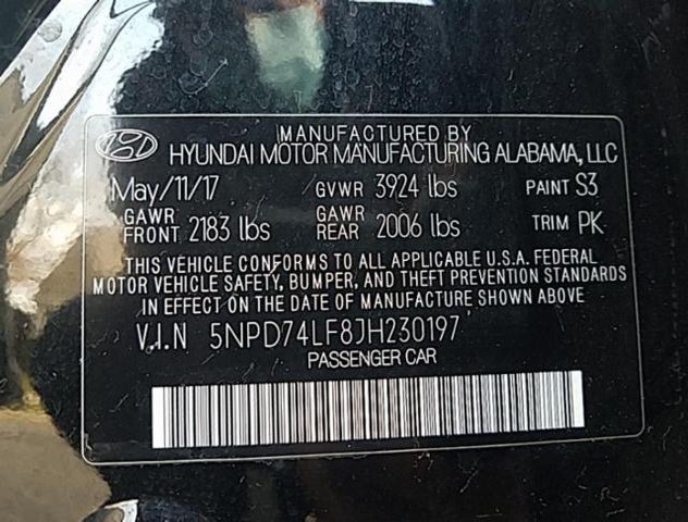 5NPD74LF8JH230197