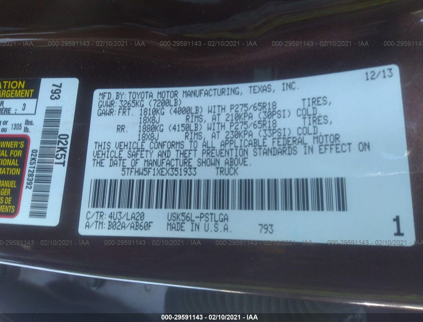 5TFHW5F1XEX351933