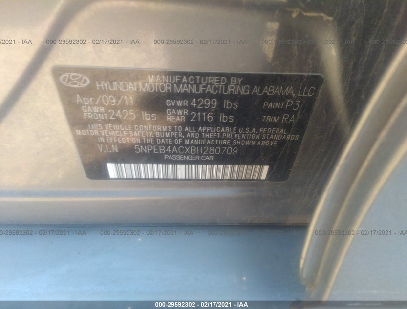 5NPEB4ACXBH280709