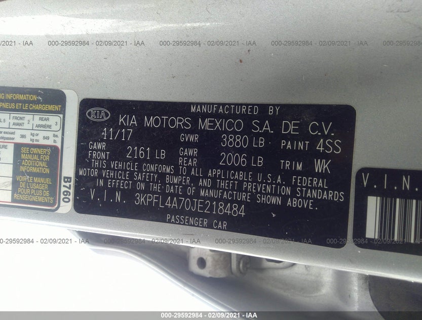 3KPFL4A70JE218484
