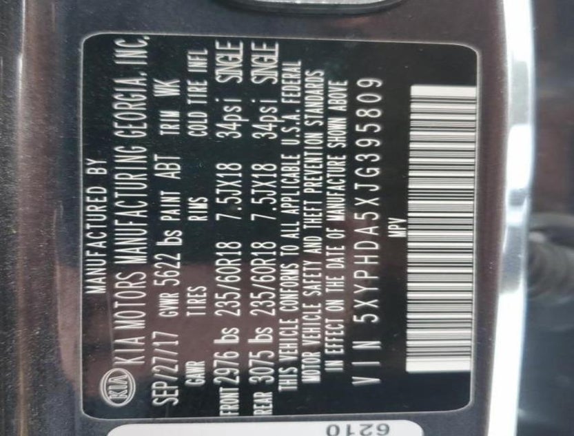 5XYPHDA5XJG395809