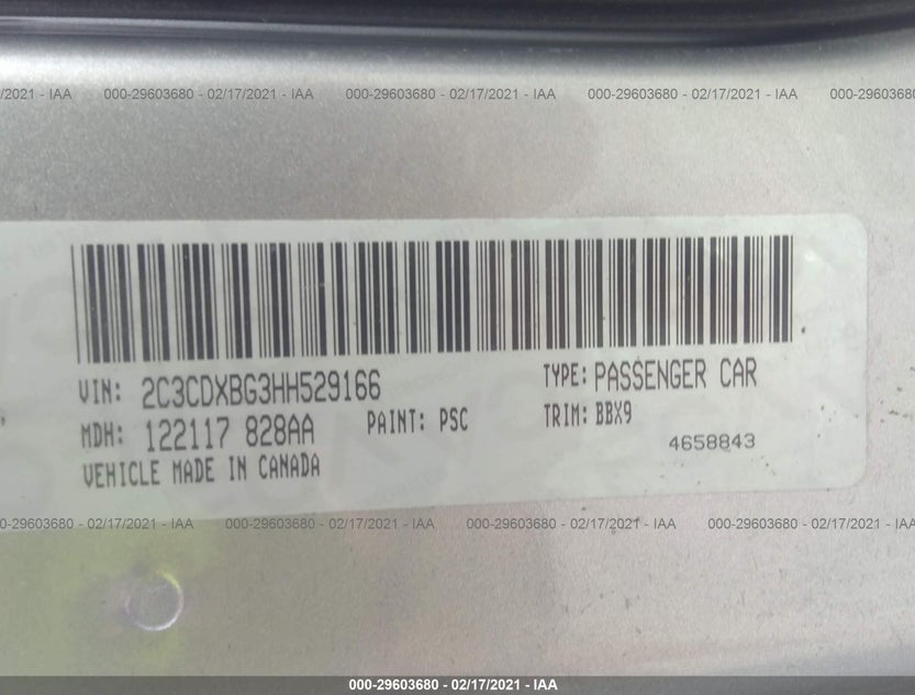2C3CDXBG3HH529166