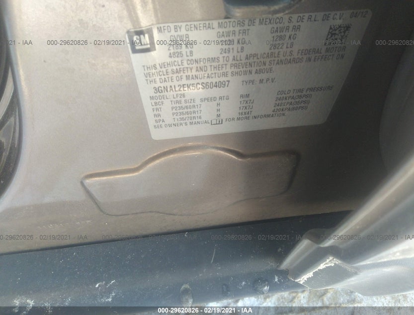 3GNAL2EK5CS604097