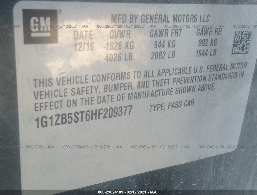1G1ZB5ST6HF209377