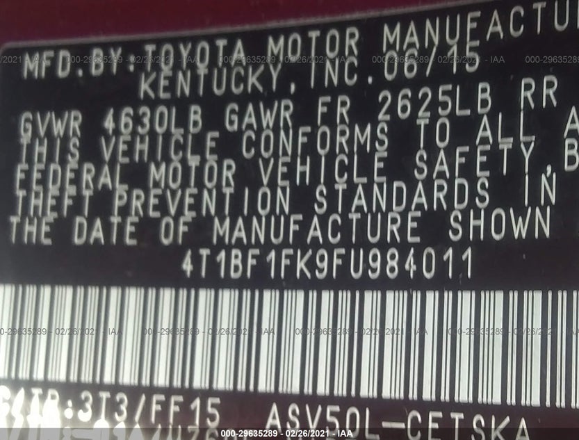 4T1BF1FK9FU984011