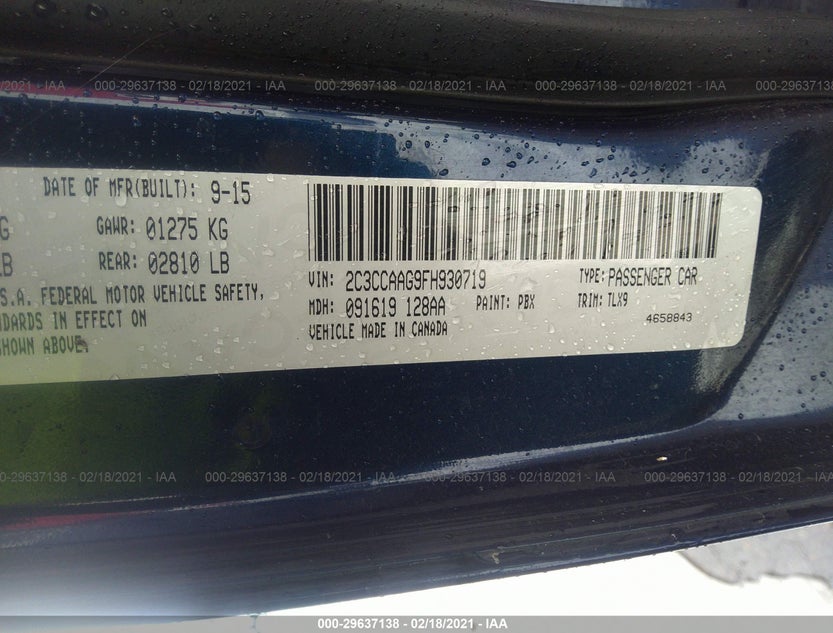 2C3CCAAG9FH930719