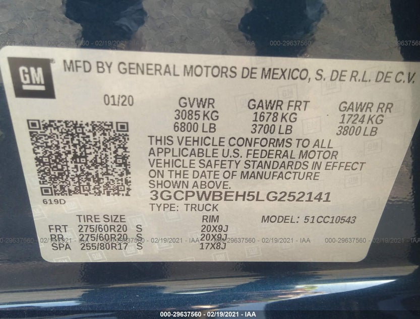 3GCPWBEH5LG252141