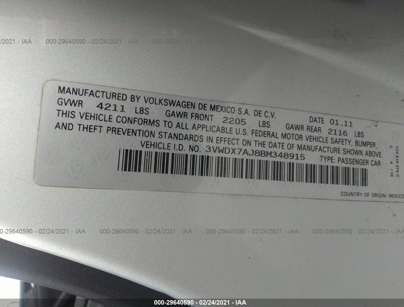 3VWDX7AJ8BM348915